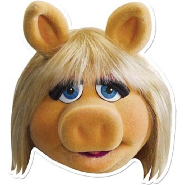 Masque Carton Miss Piggy - Les Muppets Show