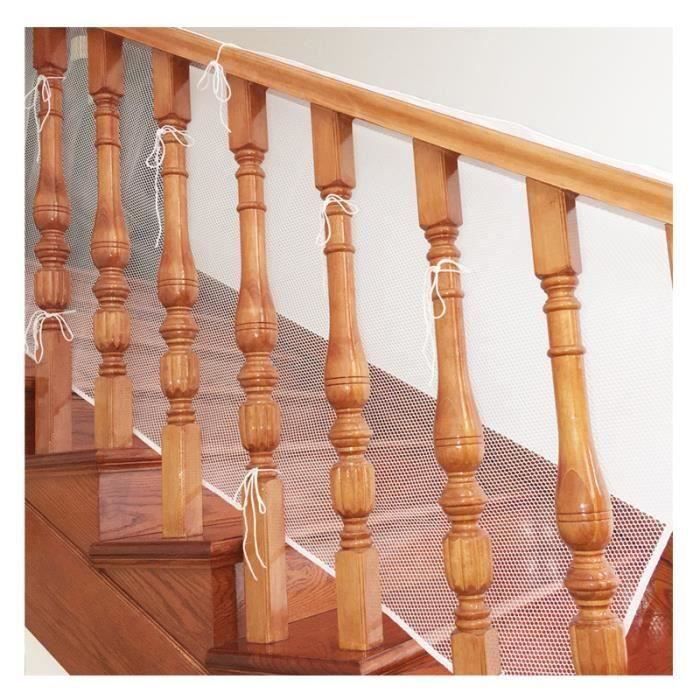 300x77 cm Barrière de sécurité Filet de protection pour balcon,Anti-Chute Garde-Corps Coffre-Fort de Protection Maille pour bébé