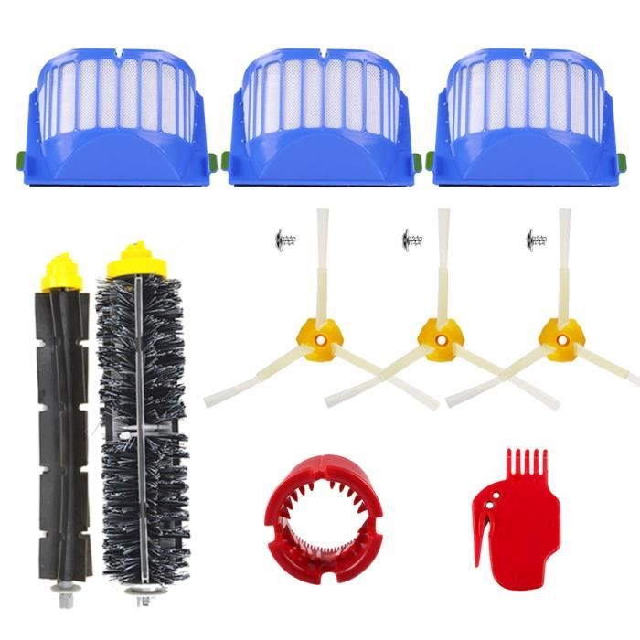 Unny 13pcs Kit Pièces accessoires Pour iRobot Roomba 600 Series 605 610 615 616 620 625 630 631 632 639 650 651 660 670 680 681
