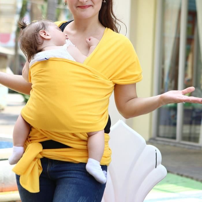 Echarpe de portage sans boucles Jaune