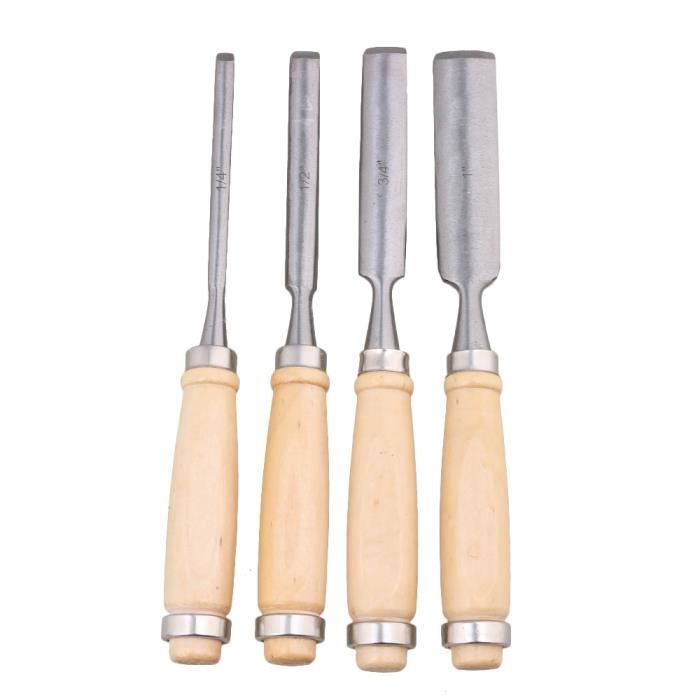 24cm longueur Carbone Acier plus ferme GOUGE bois Cisaille Jeu de 4 couleur