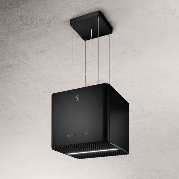 Hotte cuisine Elica îlot recyclage PIX noir 42cm Noir