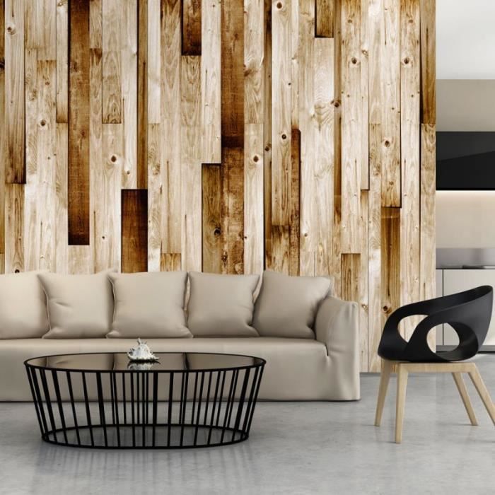 Artgeist Papier peint - Planches en bois .Taille : 200x140 - 5903428509344