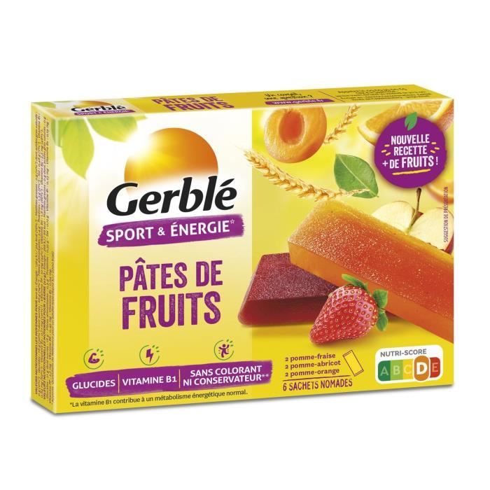 GERBLE Pâtes de fruits - 162 g