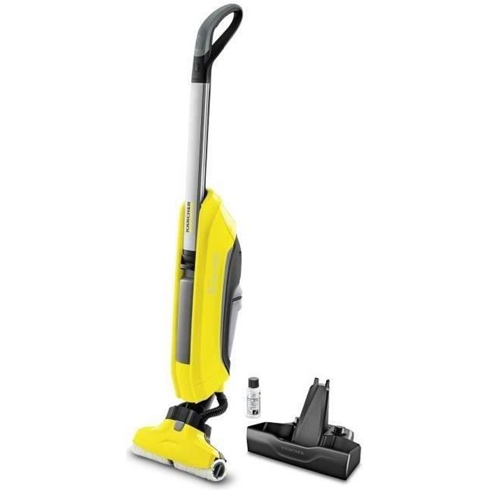 KARCHER FC 5 sans fil - Nettoyeur de sol 2 en 1 permet d'aspirer les petites particules de salet? et de nettoyer en une seule ?tape