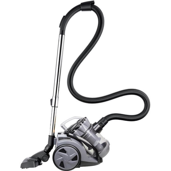 KLAISER BS112 - Puissance 1600W Extractor Compact Aspirateur Sans Sac Pure Air Ultra Puissant - Ultra Leger - Ultra Confort