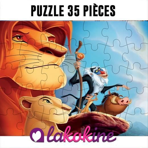 Puzzle 35 Pièces le roi lion Disney anime