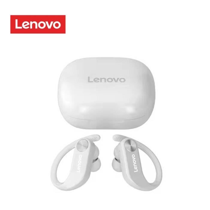 Écouteurs Lenovo LP7 Bluetooth 5.0 TWS Véritables écouteurs sans fil avec double micro Crochet d'oreille Écouteurs Twins Casque -X