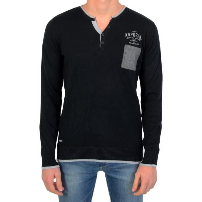 Pull Kaporal Enfant Madon Noir
