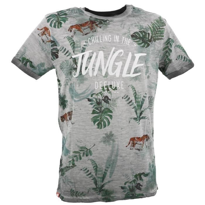 Tee shirt manches courtes Joshua grey mc tee - Deeluxe
