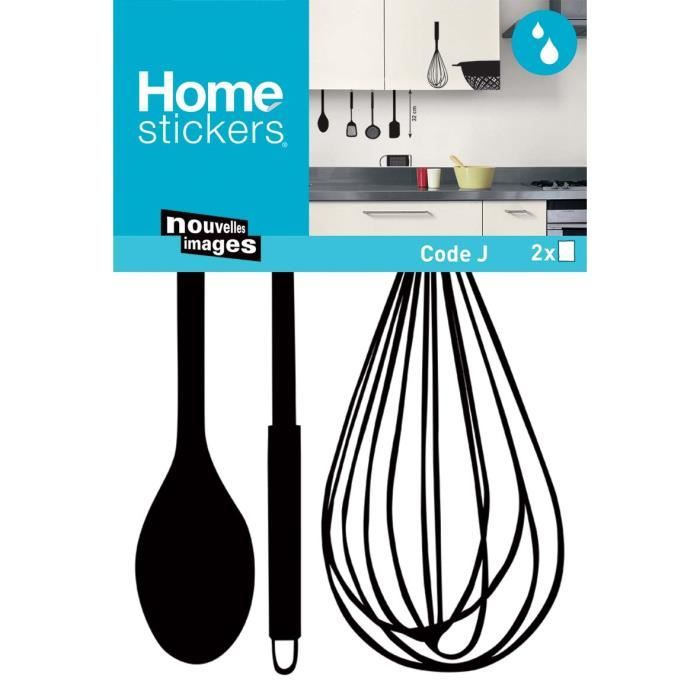 Sticker mural ustensiles de cuisine