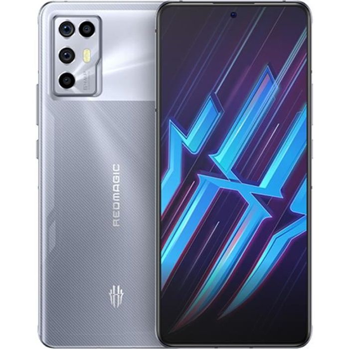 ZTE Nubia RedMagic 6R 5G 12+256Go Argent Snapdragon 888 6.67\