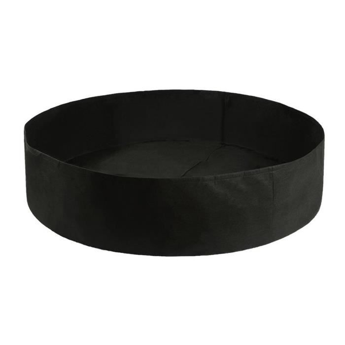 130x30cm Tissu Jardinière surélevée, rond respirant Lit de plantation de jardin rond pour sac de croissance pour fleur herbe