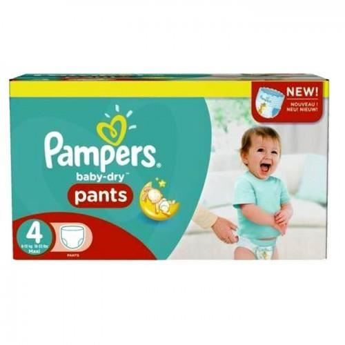 496 Couches Pampers Baby Dry Pants taille 4