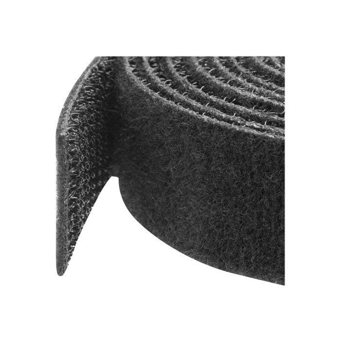 STARTECH Attaches de câble à boucles auto-agrippantes en vrac - Rouleau de 7,6 m - Sangle pour câbles sur mesure - Noir - Tissu