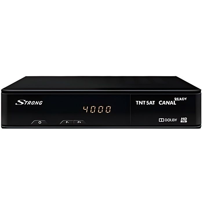 STRONG SRT 7404 Décodeur TNTSAT Récepteur satellite (vendu sans carte TNTSAT)