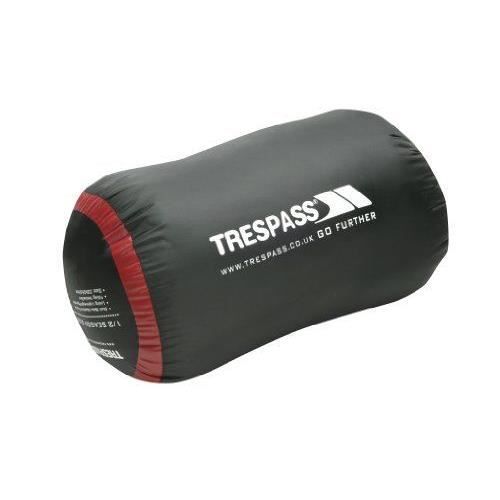 TRESPASS Sac de couchage Siesta - 1 à 2 saisons - Rouge
