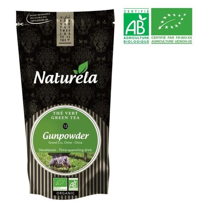 NATURELA Thé vert nature Gunpowder - BIO - 100 g
