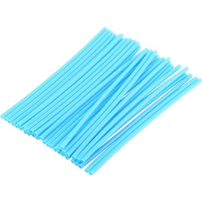 36Pcs 17cm Bleu Clair Couvres Rayons Universel Roue Rai Spoke Protecteur pour Motocross Moto Enduro Vélo