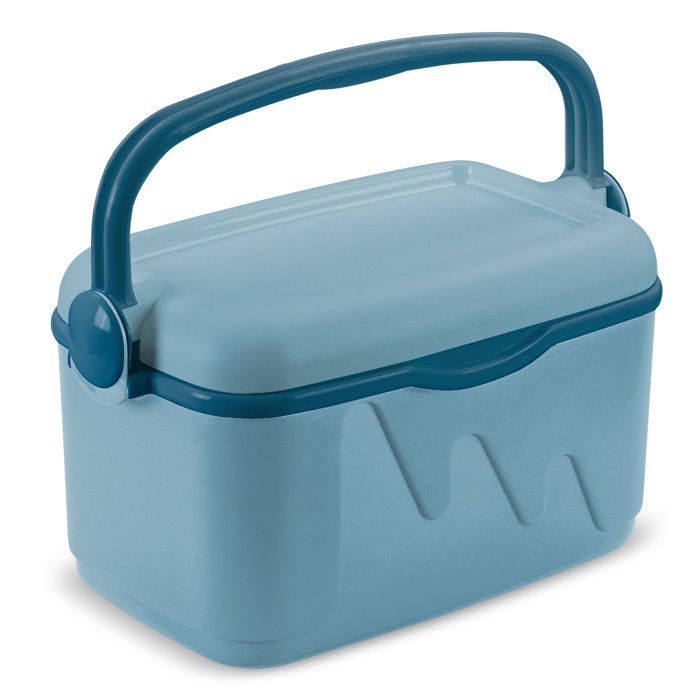 Glacière de voyage - Curver - Capacité 10L - Rechargeable - Couleur bleu clair