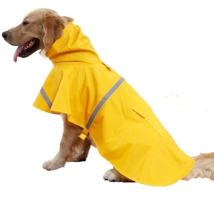 Meilleurs prix pour Veste Imperméable Chien - Ulisem - Réfléchissante - Capuche - Taille L - Jaune