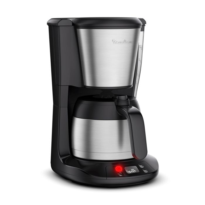 Moulinex Subito Cafetière filtre programmable Verseuse isotherme Capacité de 09 L 12 tasses FT5S2DE0