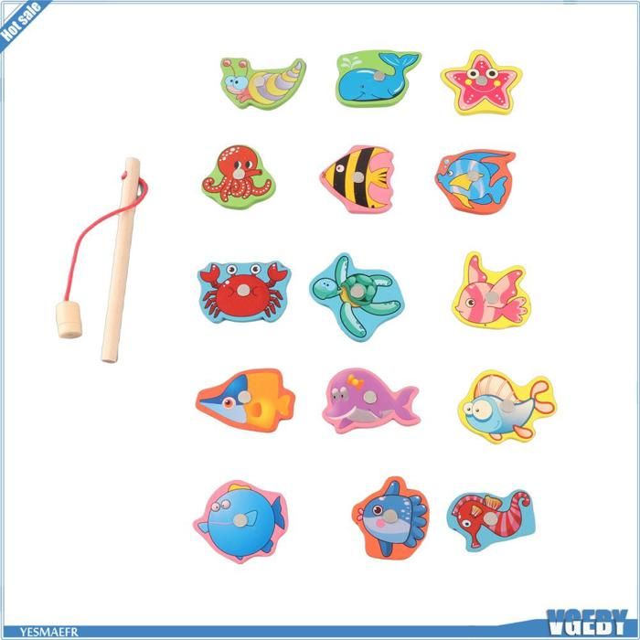 Jeu De Pêche Magnétique En Bois 20 Pièces - Jouet Éducatif Enfant 2 3 4 Ans Filles Garçons Pêche Magnétique 20 Pièces Jeu De Pêche Magnétique En Bois 20 Pièces - Jouet Éducatif Enfant 2 3 4 Ans Filles Garçons Pêche Magnétique 20 Pièces