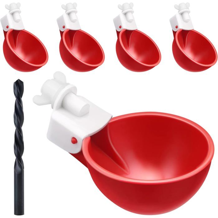 Abreuvoir Automatique - XVX - Kit 5 Pièces - Installation Facile - Réduit les Fuites - Pour Poules