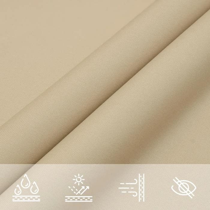 Vidaxl Voile de parasol 2,5x3,5 m - vue 1