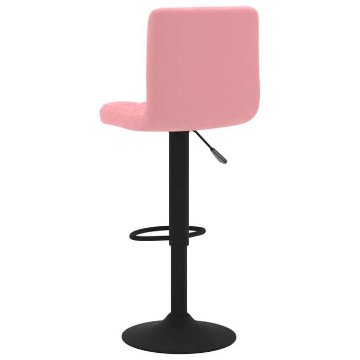 Tabouret de bar Rose Velours_2 ans garantie_58262