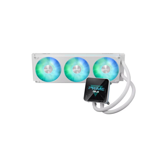 Asus Refroidissement liquide PRIME SLC II 360 ARGB écran LCD 360 mm ARGB 3 ventilateurs Blanc - vue 3