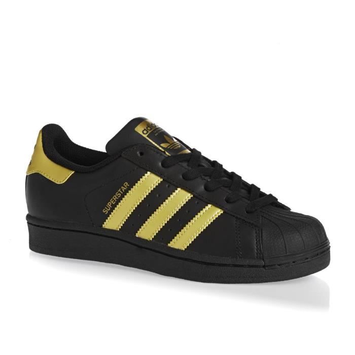 adidas superstar or et noir