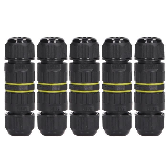 Kit Connecteurs Étanches HM 090 - 2, 3, 4, 6 Broches Mâle/Femelle 2.2mm Avec Bornes Et Joints