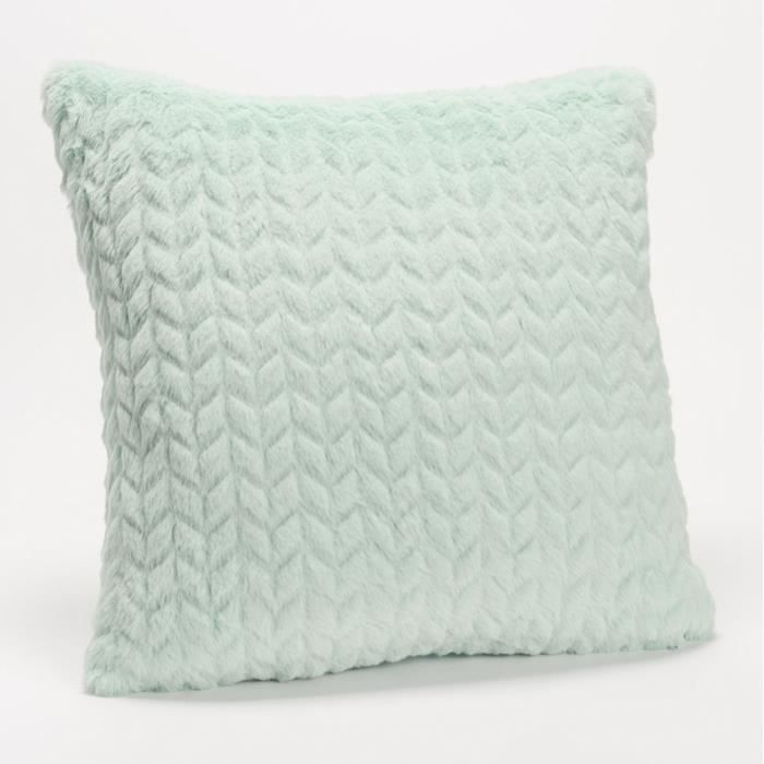 coussin vert