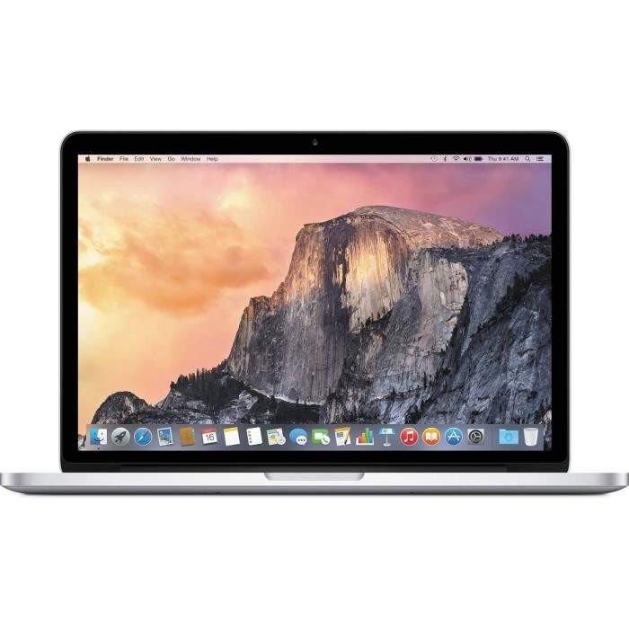 MacBook Pro 13 Retina (2015) – Core i5 27 GHz – SSD 256 Go – 8 Go Azerty – Français