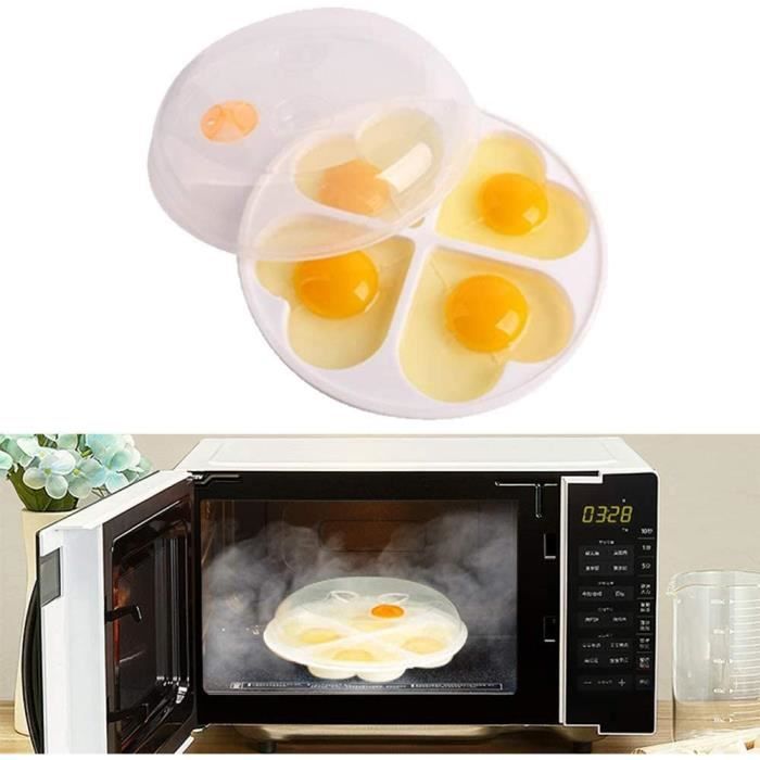 Micro-ondes Pocheuse à œufs, Broyeur d'oeufs à la vapeur pour micro-ondes  allant jusqu'à 4 oeufs[16] - Cdiscount Electroménager