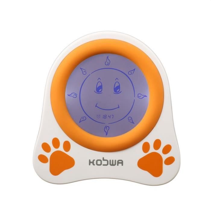 Réveil éducatif Jour Nuit Réveil d'apprentissage Jour Nuit éducatif - Orange - Achat / Vente jeu
