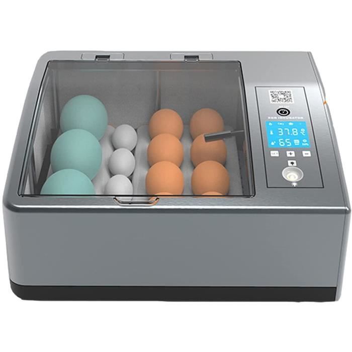 Incubateur Œufs Automatique 16 Œufs - Retournement Auto, Température Contrôlée, Pour Poules, Cailles, Canards - 7