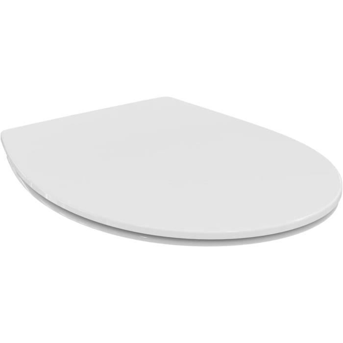 Abattant frein de chute duroplast blanc-blanc n°0 SENSEA Sparta | Leroy