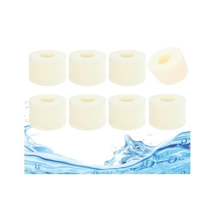 4 éponges Filtrantes Piscine Type S1 - Mousse PU Lavable - Pour Filtre Cartouche - Aquarium Et Piscine