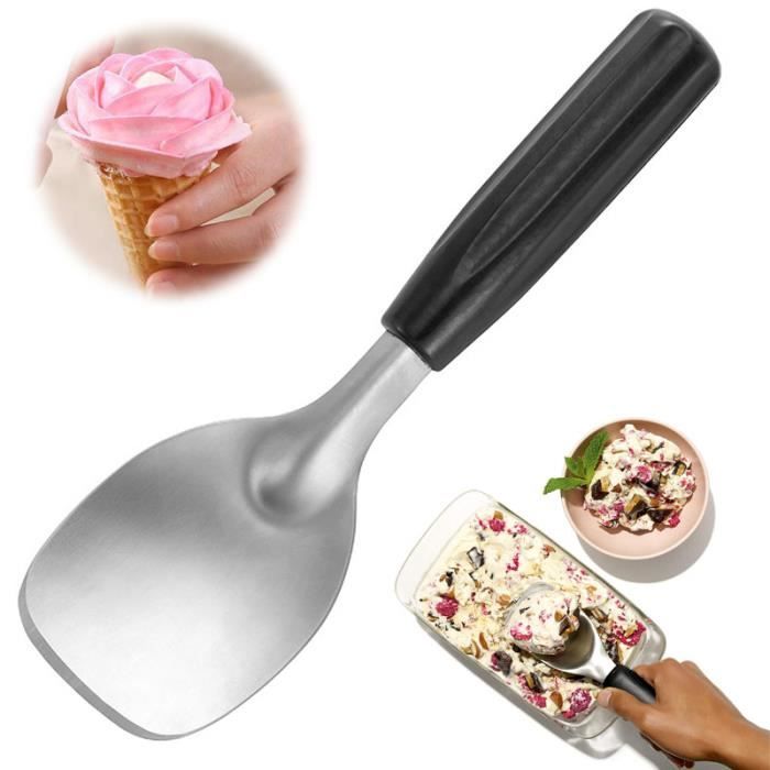 Saebye Cuillère à Glace Professionnelle - Portionneur Ergonomique Antidérapant, Robuste Et Passe Au Lave-Vaisselle