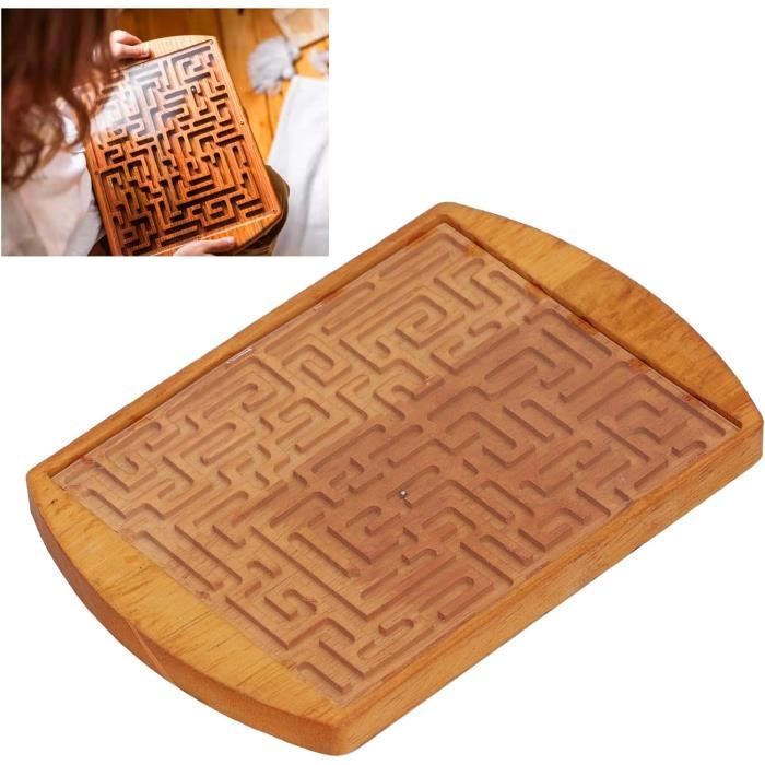 Jouets De Labyrinthe En Bois, Labyrinthe D'activités Occupées Sur Le Jeu De Societe Puzzle D Activite Montessori Pour Les Enfants D Age Prescolaire 3 Scarabee