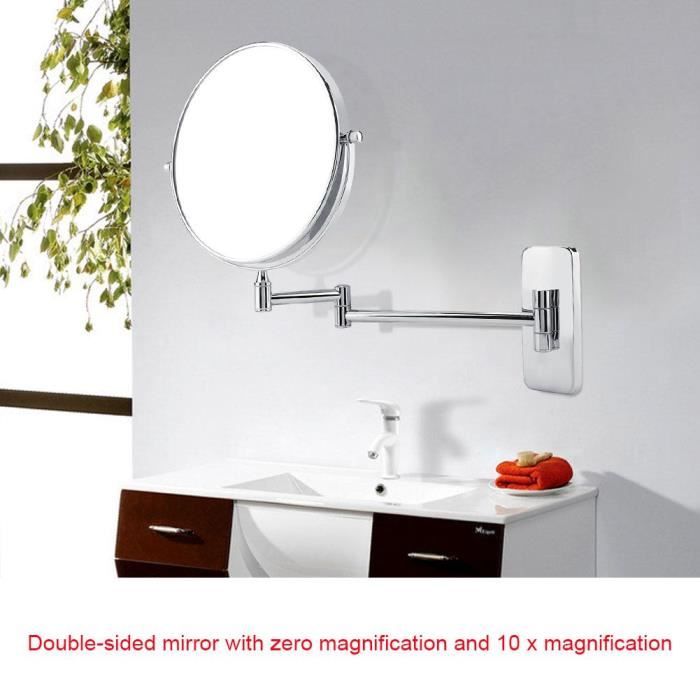 Grand Miroir Grossissant X10 Miroir De Maquillage Grossissant X10 Grand Miroir Grossissant X10 Miroir De Maquillage Grossissant X10