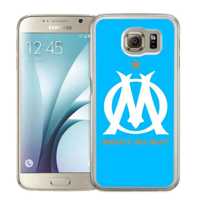 Coque Samsung Galaxy S6 Edge : Olympique De Marseille - Om Bleu