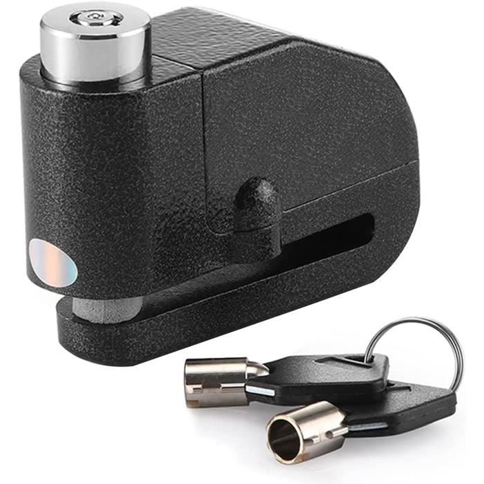 Serrure Poignée Moto,Verrou Guidon Moto 2 Pièces Moto Scooter Vélo Antivol De Frein À Disque De