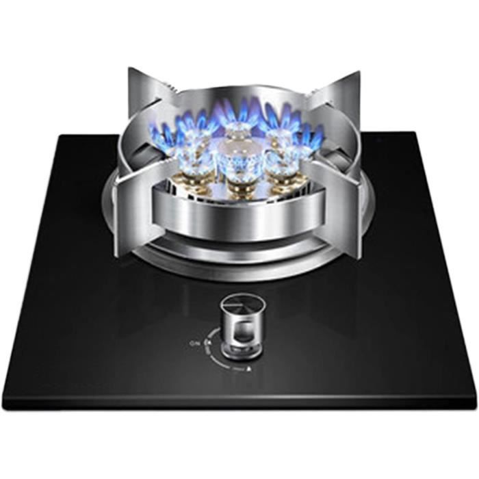 Table De Cuisson À Gaz Cuisinière À Gaz Intégrée, Plaque De Cuisson En Acier Inoxydable Et Verre