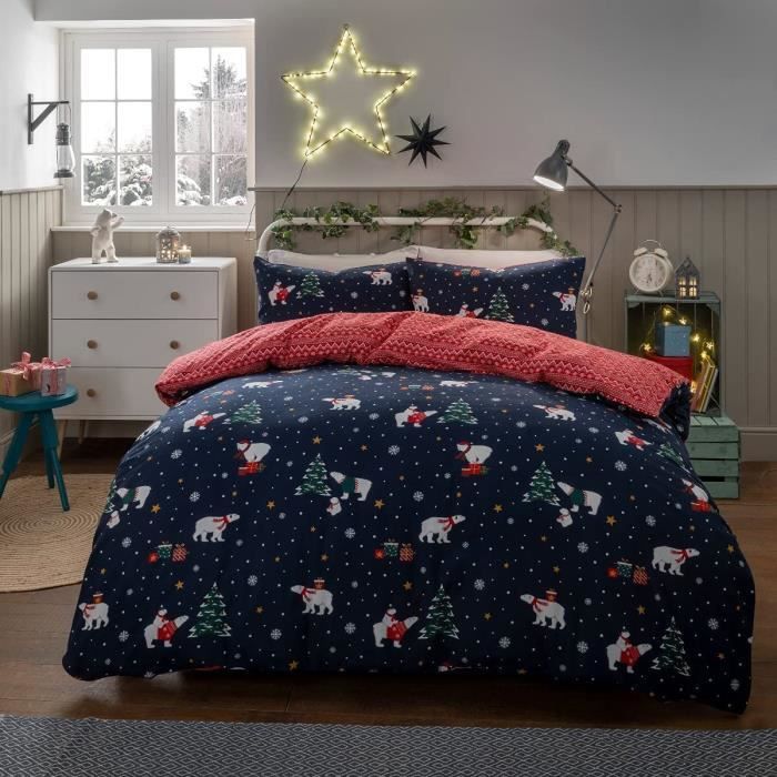 Parure De Lit Réversible Enchanted Witchcraft – Housse De Couette + Taies | Design Sorcellerie, Noir/naturel - 5