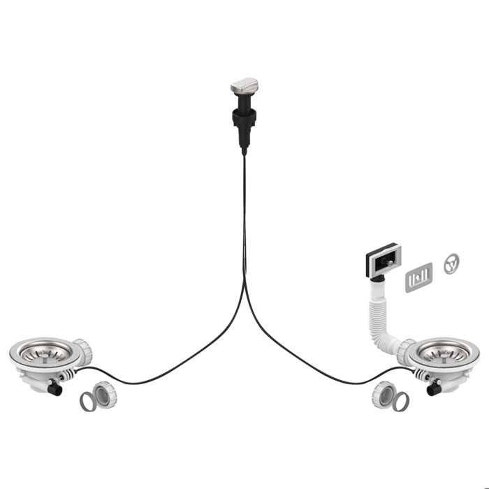 Bonde D Evier A Panier Automatique Inox Doubl Achat Vente Bonde Cabochon Bonde D Evier A Panier Auto Cdiscount