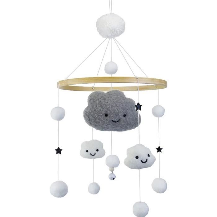 Mobile Bébé Feutre Animaux Mamimami Home - Cloche 3D Suspendue Crèche Garçon Fille