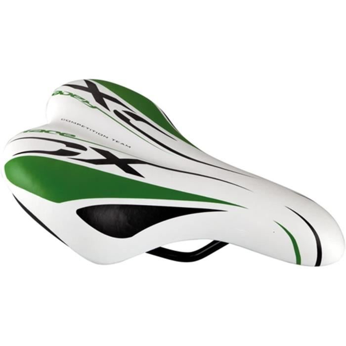 3423 Selle Vélo Enfant Anatomique Ergonomique Vert Noir Blanc Cdiscount Sport